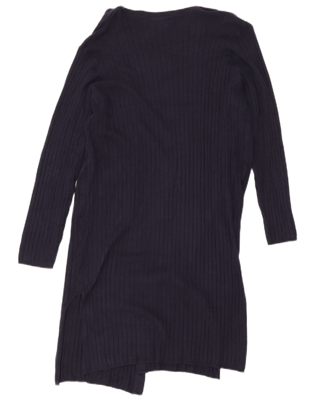 Marks & Spencer Damski sweter o przedłużonym fasonie, UK 12, średni granatowy