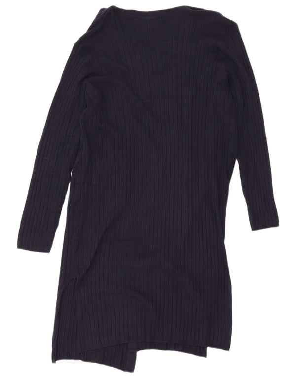 Marks & Spencer Damski sweter o przedłużonym fasonie, UK 12, średni granatowy