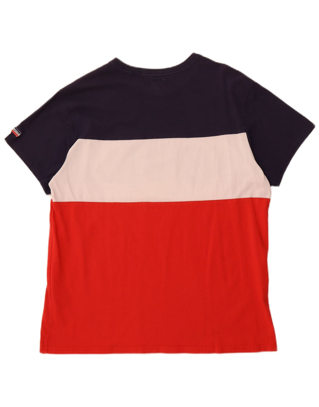 Męski T-shirt z grafiką LEVI'S, duży, wielobarwny, bawełniany blok kolorów