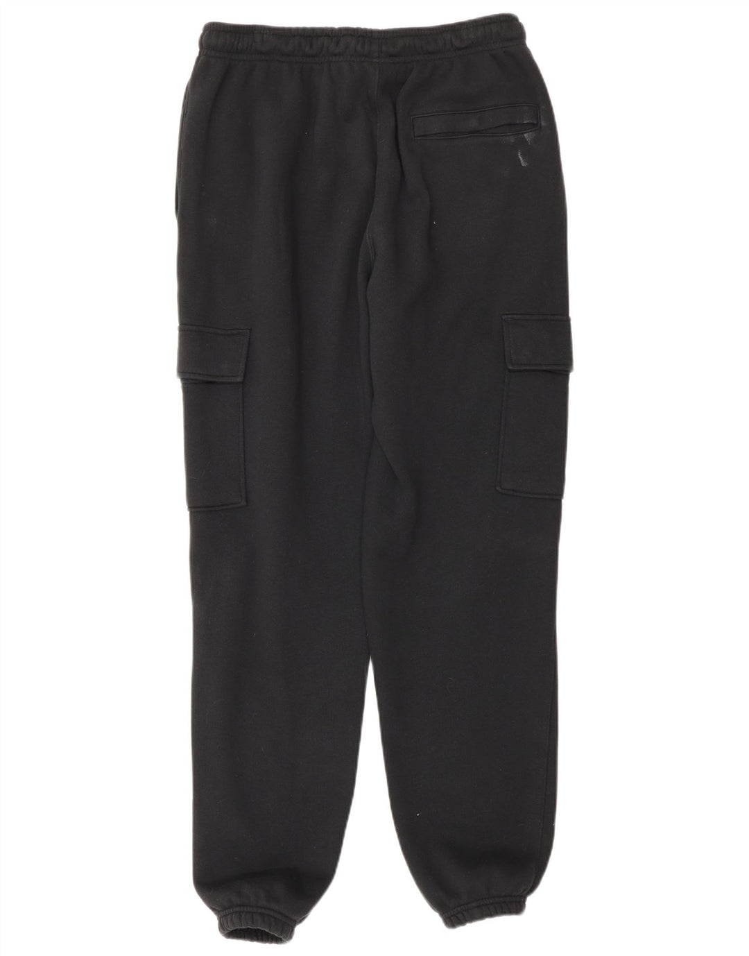 Męskie spodnie dresowe Nike Cargo, małe, czarne, bawełniane