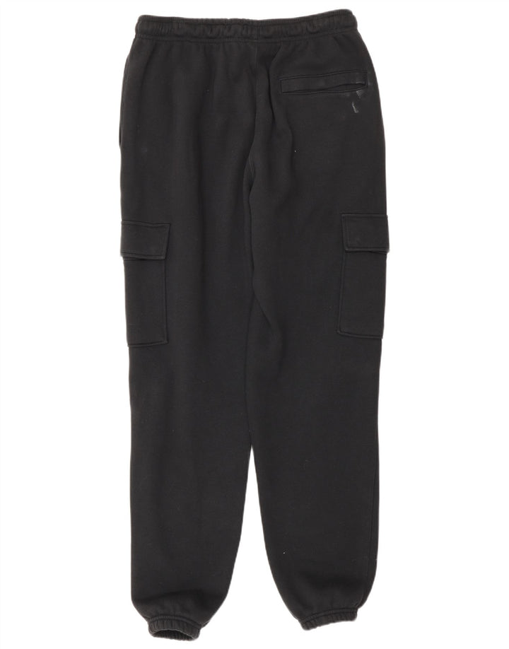 Męskie spodnie dresowe Nike Cargo, małe, czarne, bawełniane