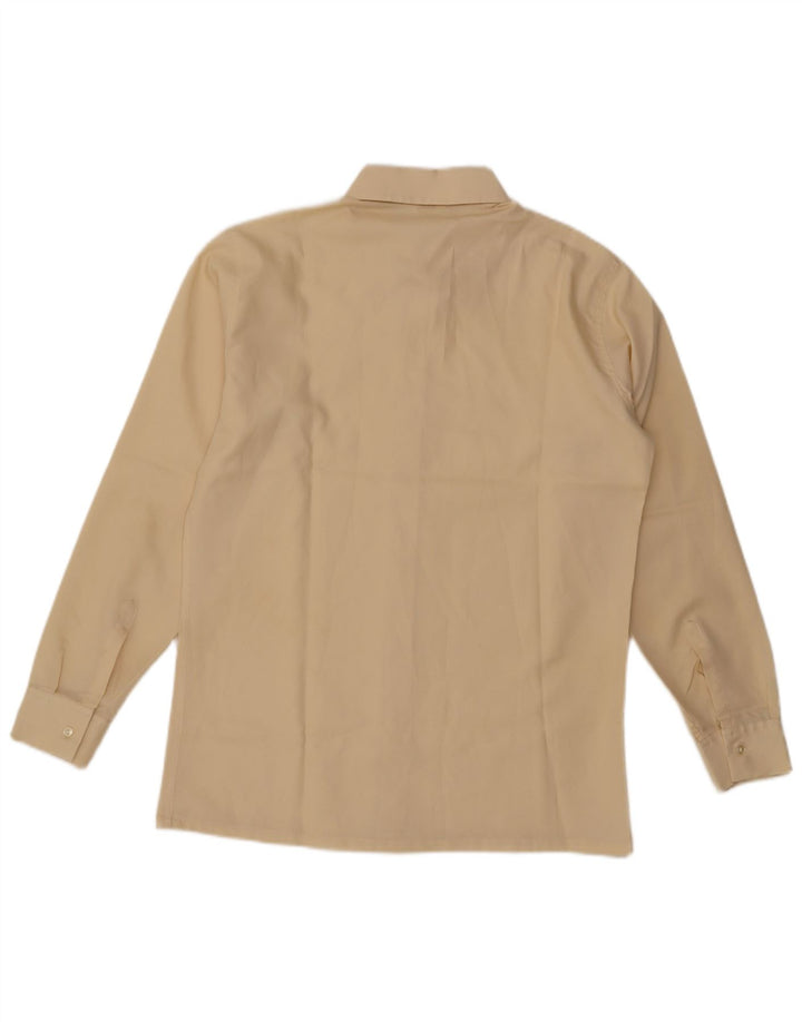 Koszula męska w stylu vintage, rozmiar 42 16 1/2, duża żółta