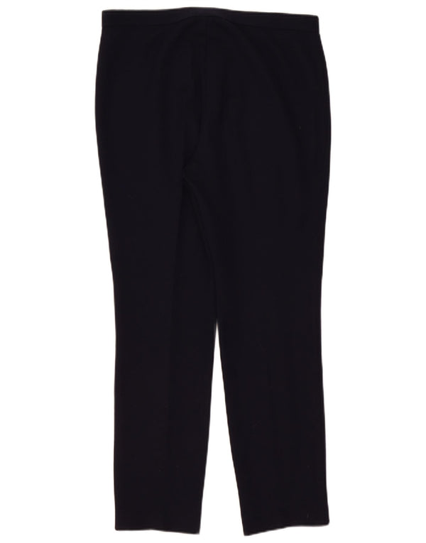 Luisa Spagnoli Damskie spodnie typu slim casual IT 44 Medium W32 L28 Granatowe