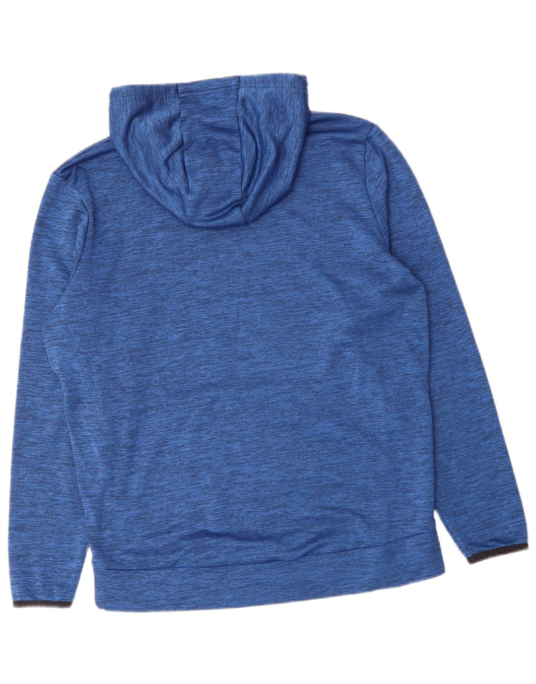 UNDER ARMOUR Męski sweter o luźnym kroju z kapturem, w kolorze średniego niebieskiego, z poliestru w cętki