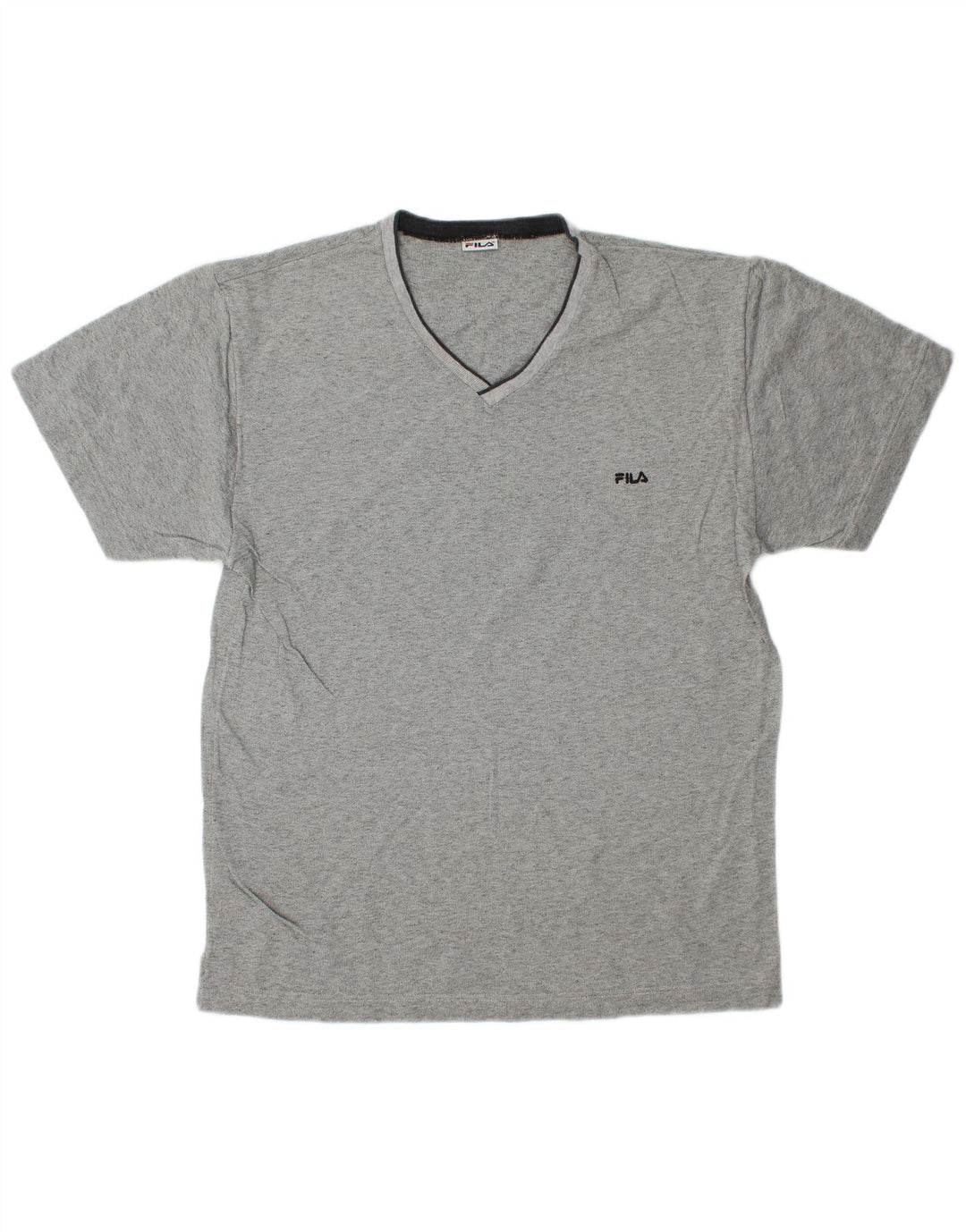 T-shirt męski Fila Top, średnioszary, bawełniany