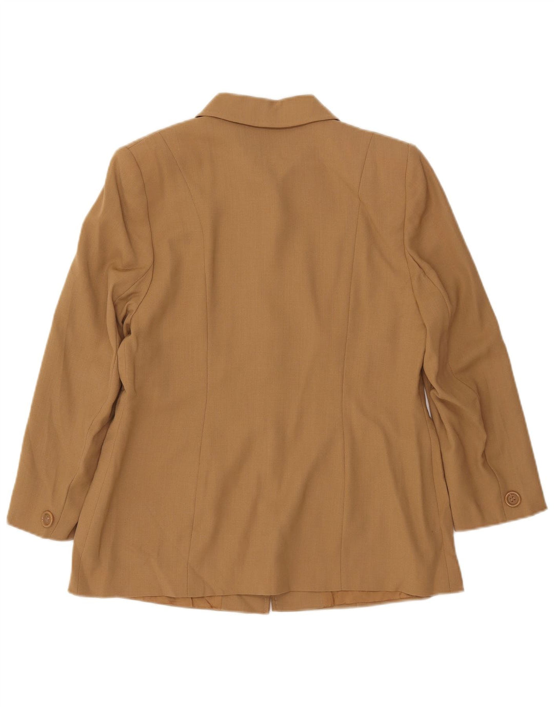 MARKS & SPENCER Damska marynarka zapinana na 5 guzików UK 16, duża beżowa wełna