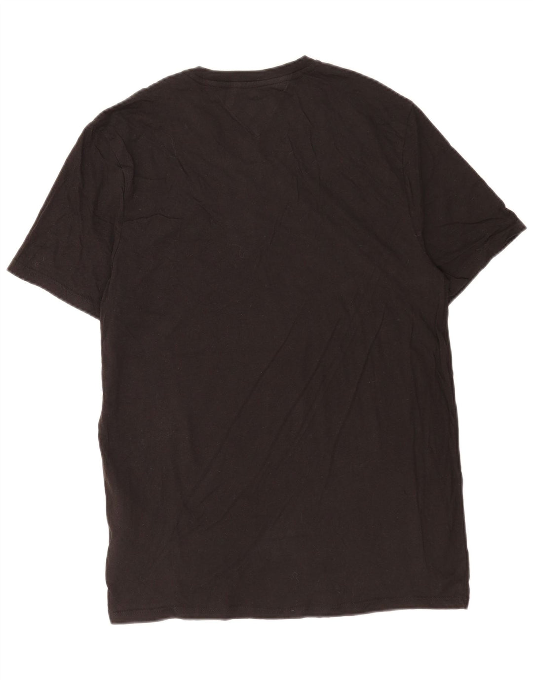 T-shirt męski Tommy Hilfiger Top, średni czarny, bawełniany