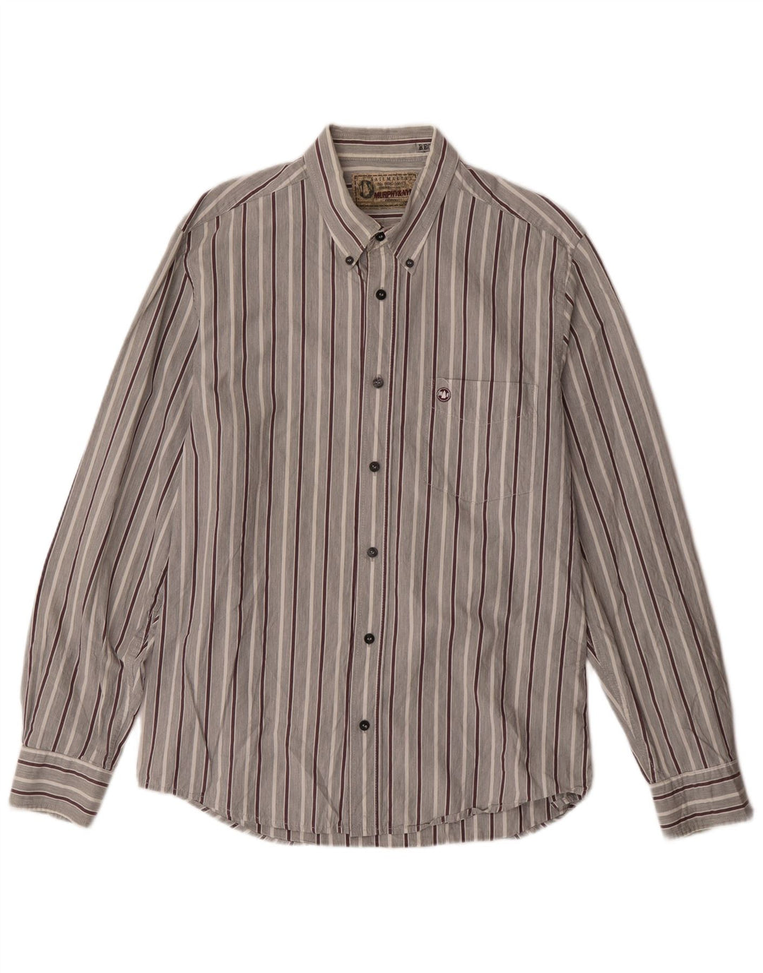 Męska koszula o regularnym kroju Murphy & Nye XL w szare paski