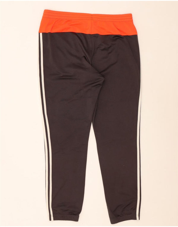 Męskie spodnie dresowe Adidas Joggers UK 44/46 Duży szary blok kolorów