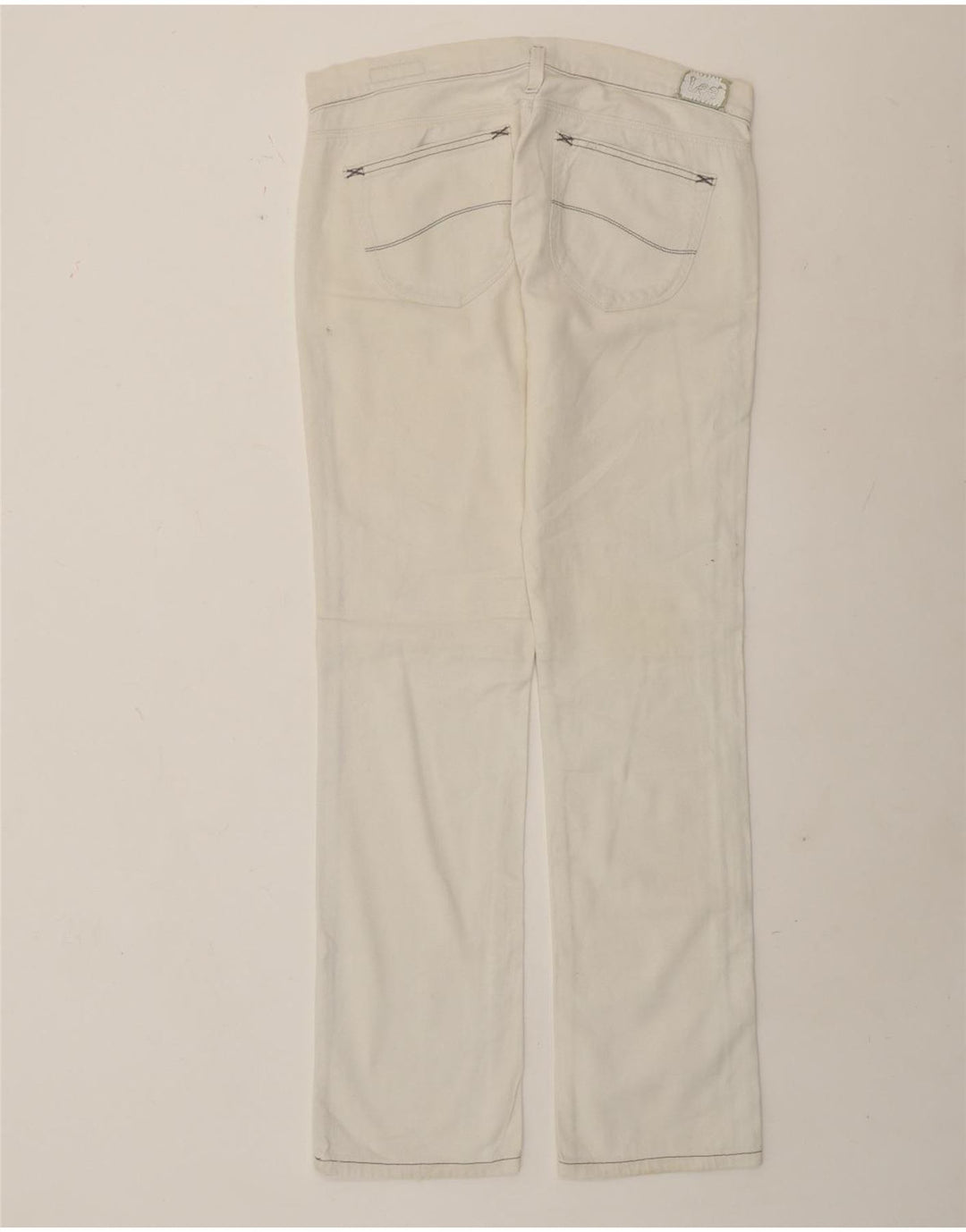 Damskie jeansy Lee Lynn Slim W29 L33 Biała bawełna