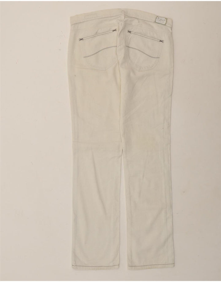 Damskie jeansy Lee Lynn Slim W29 L33 Biała bawełna