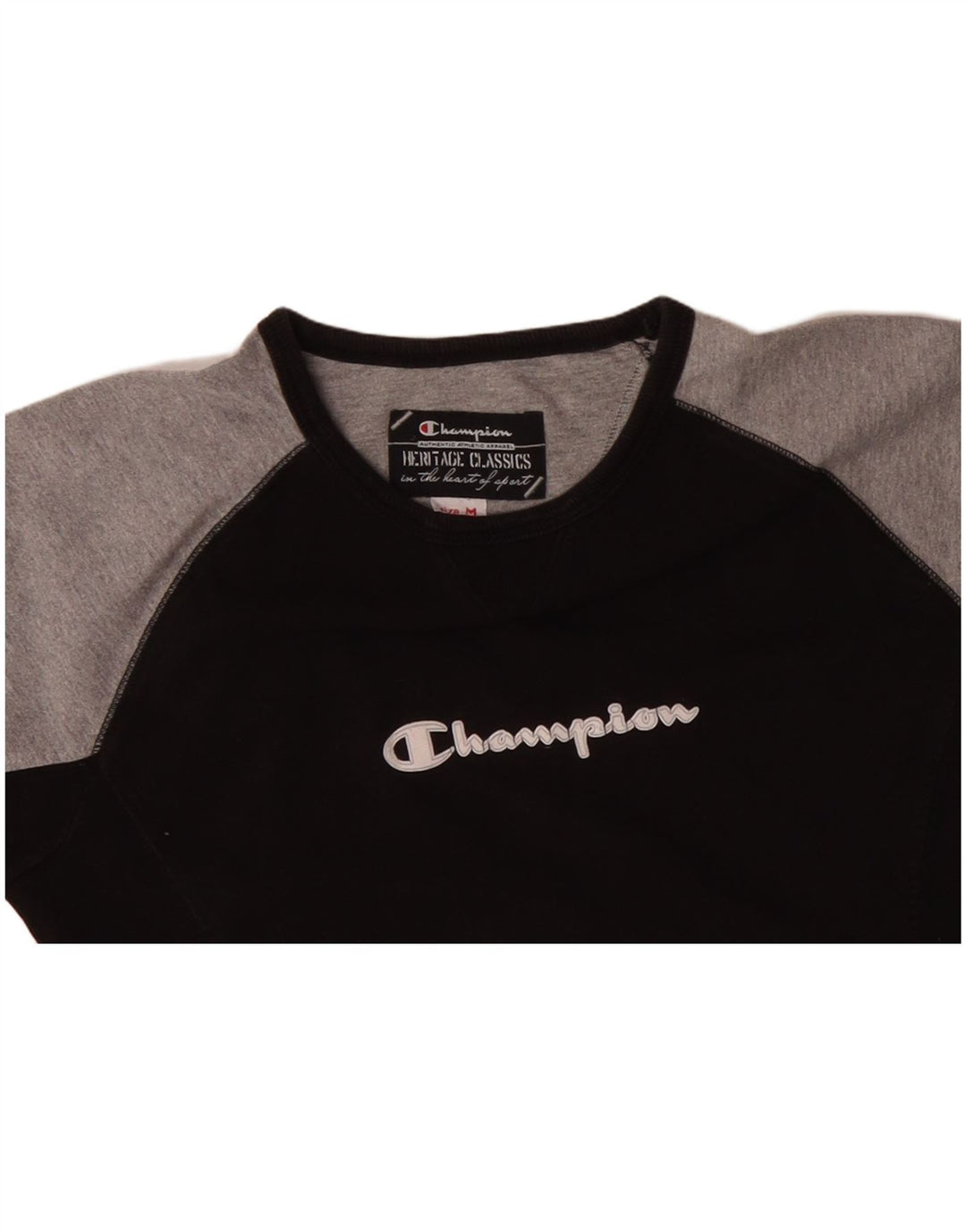 Damska koszulka CHAMPION Heritage Classics Graphic Top UK 12 Medium Black