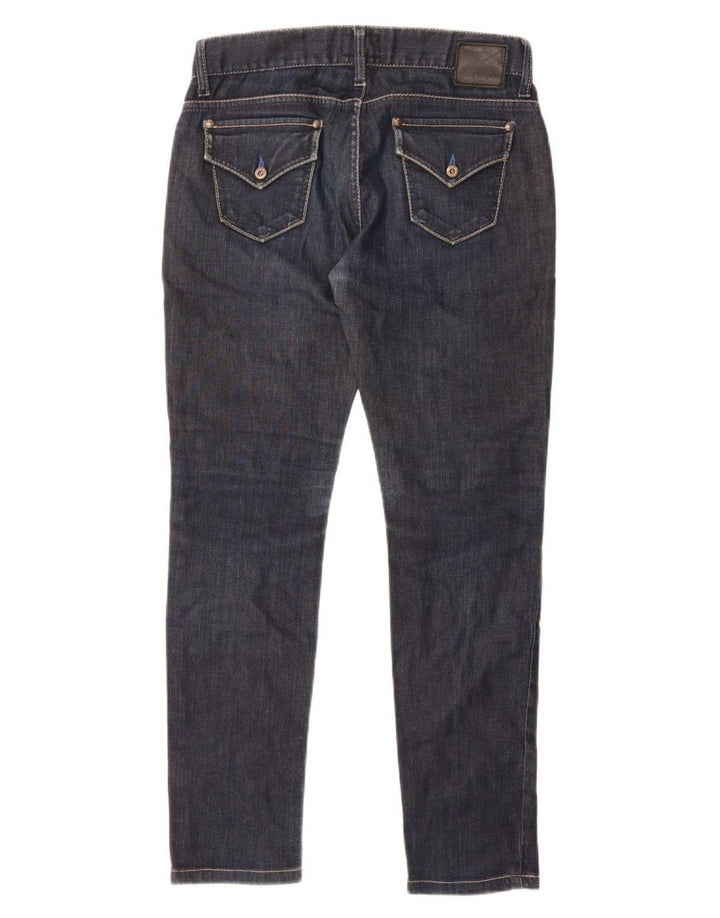 Damskie jeansy Calvin Klein W27 L29 Granatowe, bawełniane