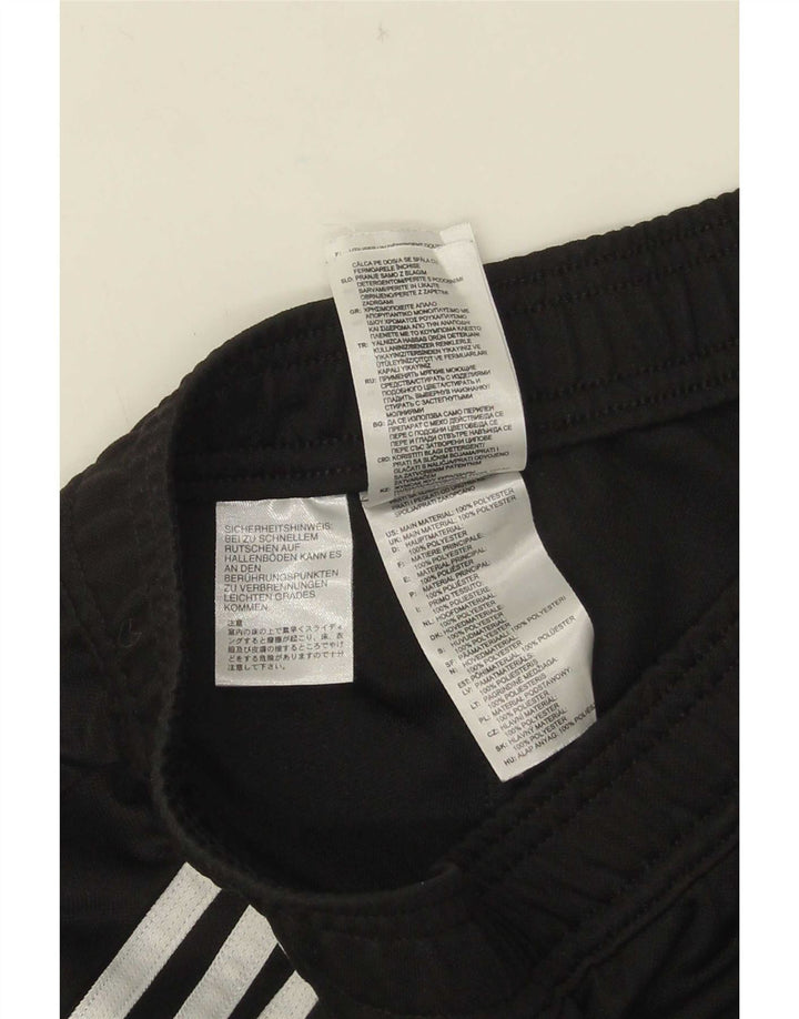 Damskie spodnie dresowe Adidas UK 4 XS, czarne, poliestrowe