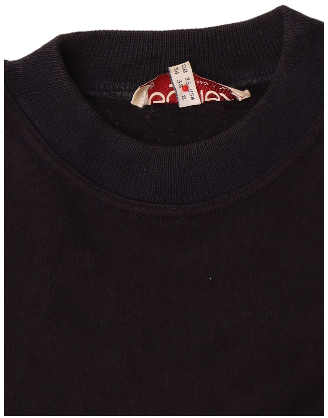 Byblos Damska bluza oversize typu Crop Jumper US 8 Średni granat