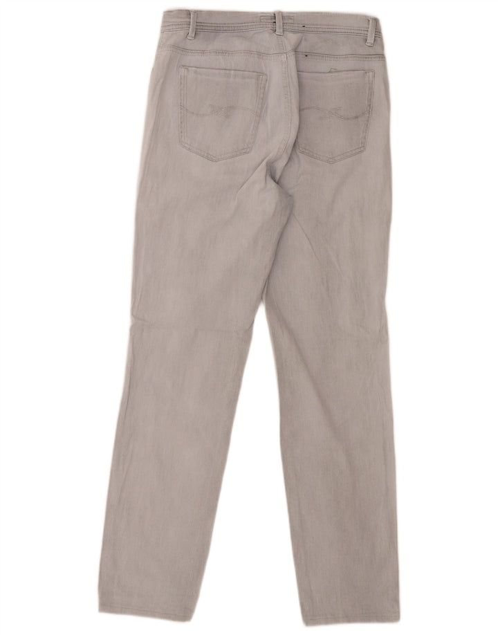 TRUSSARDI Womens Slim Jeans IT 46 Large W32 L29 Grey Polyester