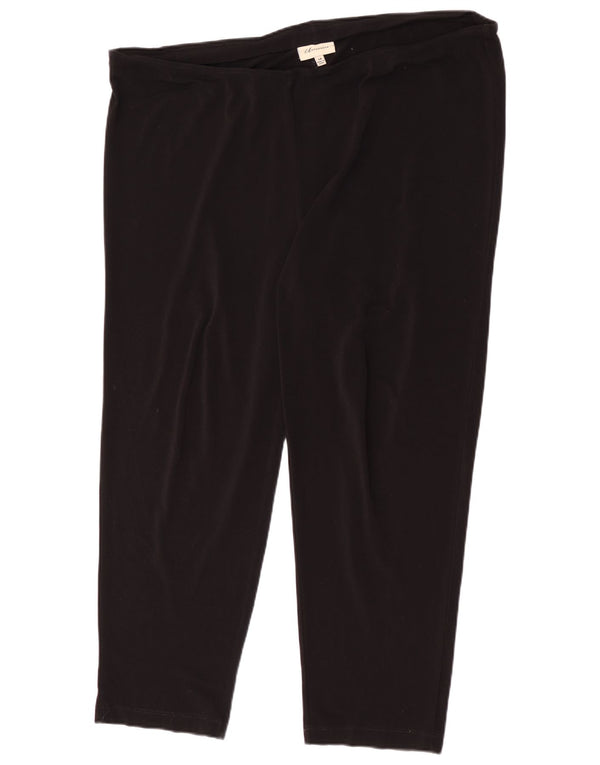 Marks & Spencer Damskie legginsy z autografem UK 14, duże, czarne, poliestrowe