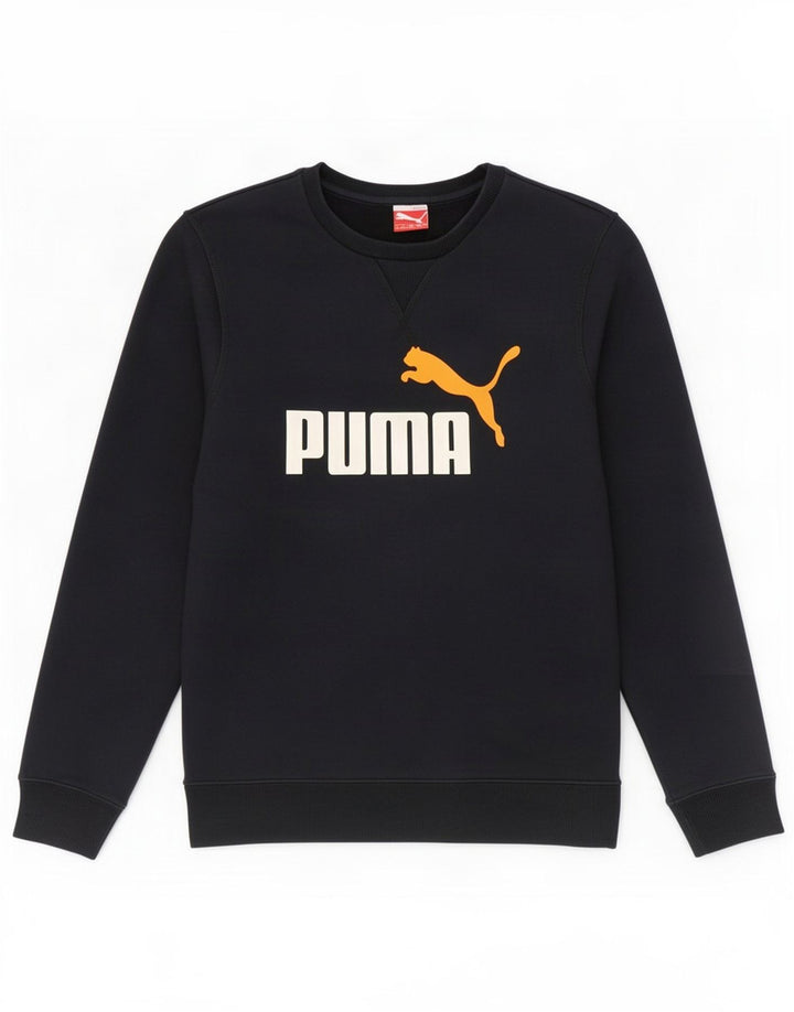 Męska bluza z grafiką Puma, mała, granatowa