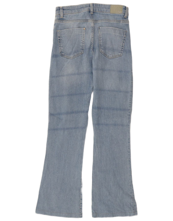 Damskie jeansy rozkloszowane Zara EU 38 Small W28 L30 Niebieskie