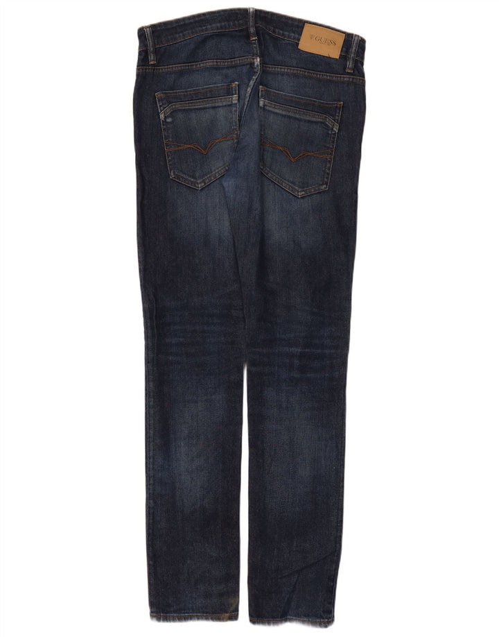 Męskie jeansy Guess Super Skinny W33 L32 Niebieskie