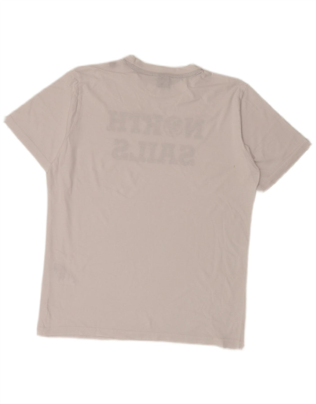 Męski T-shirt z grafiką North Sails, mały, biały, bawełniany