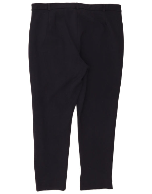 Spodnie damskie Marks & Spencer Slim Casual UK 18 XL W36 L27 Granatowe