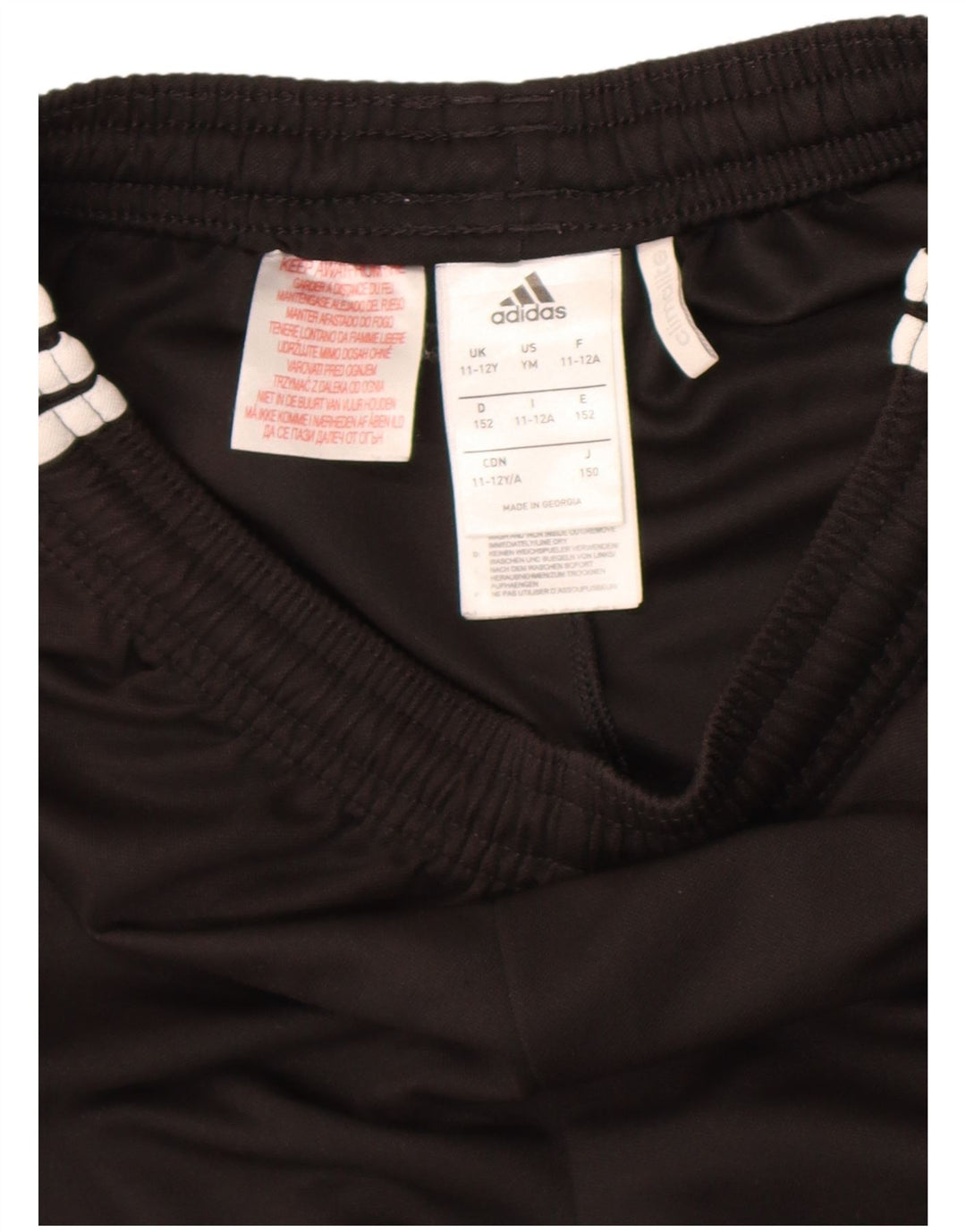 Chłopięce spodenki sportowe ADIDAS Climalite 11-12 lat, czarny poliester