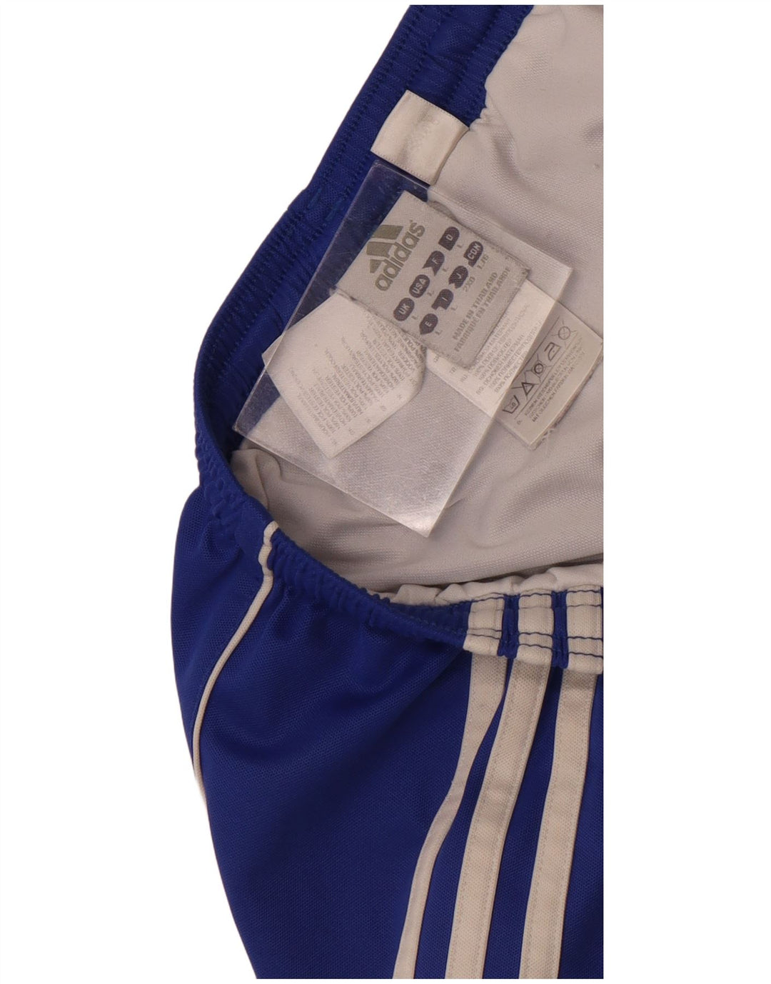 Męskie spodenki sportowe Adidas, duże, niebieskie, poliestrowe