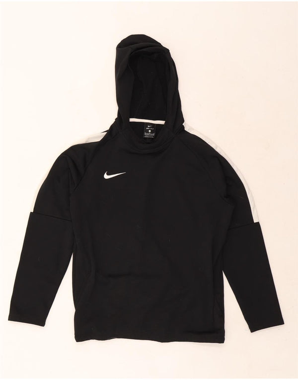 Chłopięca bluza z kapturem Nike o regularnym kroju, 13-14 lat XL, czarna, z blokami kolorów