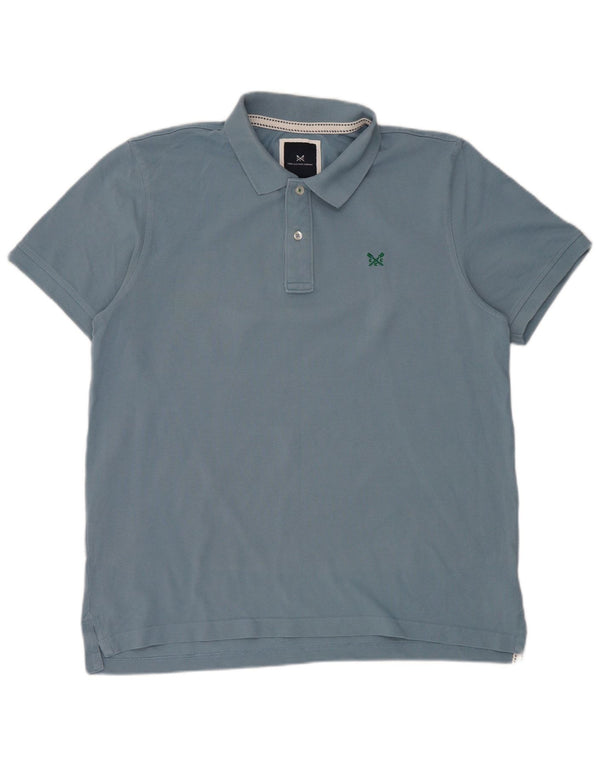 Crew Clothing Męska koszulka polo XL, niebieska, bawełniana