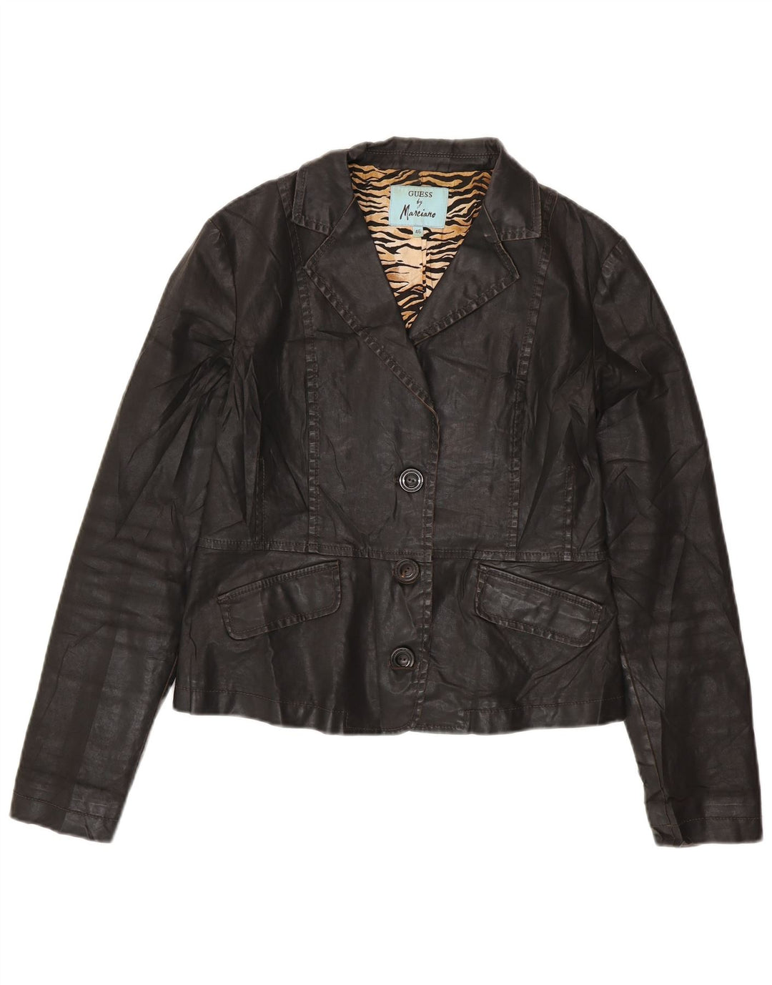 Damska marynarka GUESS BY MARCIANO, zapinana na 3 guziki, IT 46, duża, czarna