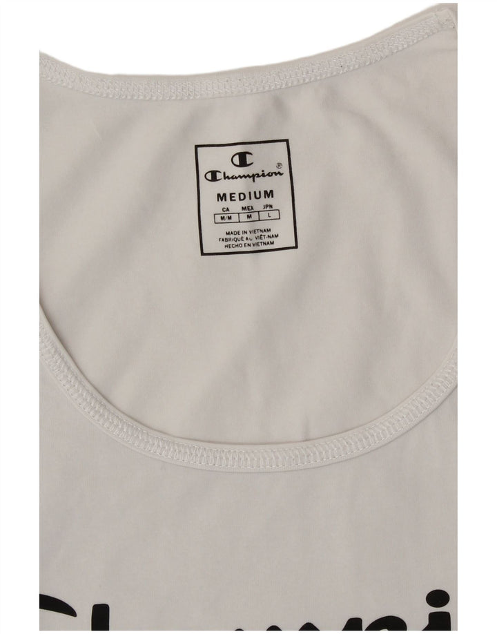 Damska koszulka graficzna Champion Top UK 12 Medium White