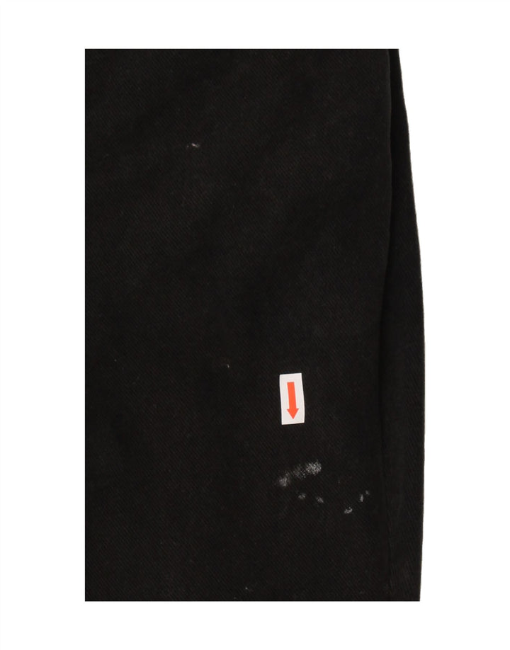 TRUSSARDI Mens Straight Jeans W38 L31 Black Cotton Vintage Trussardi and Second-Hand Trussardi from Messina Hembry 