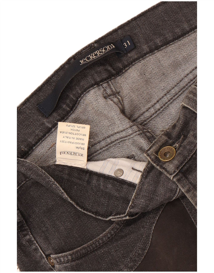 Męskie jeansy slim fit Jeckerson W31 L32 Szara bawełna