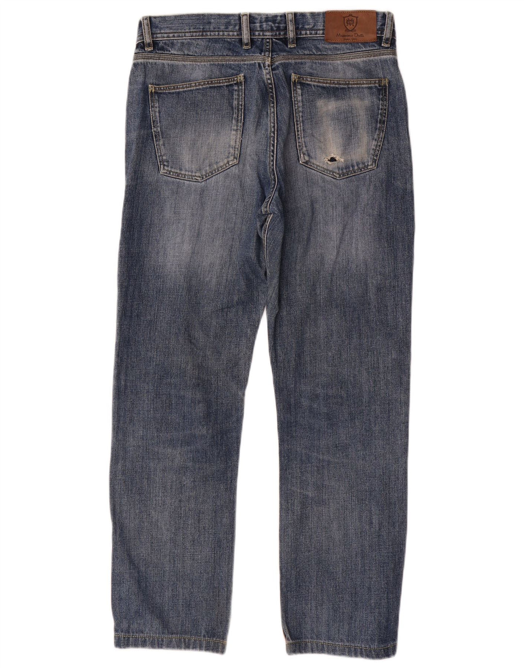 Męskie proste dżinsy Massimo Dutti EU 40 Medium W31 L28 Niebieskie