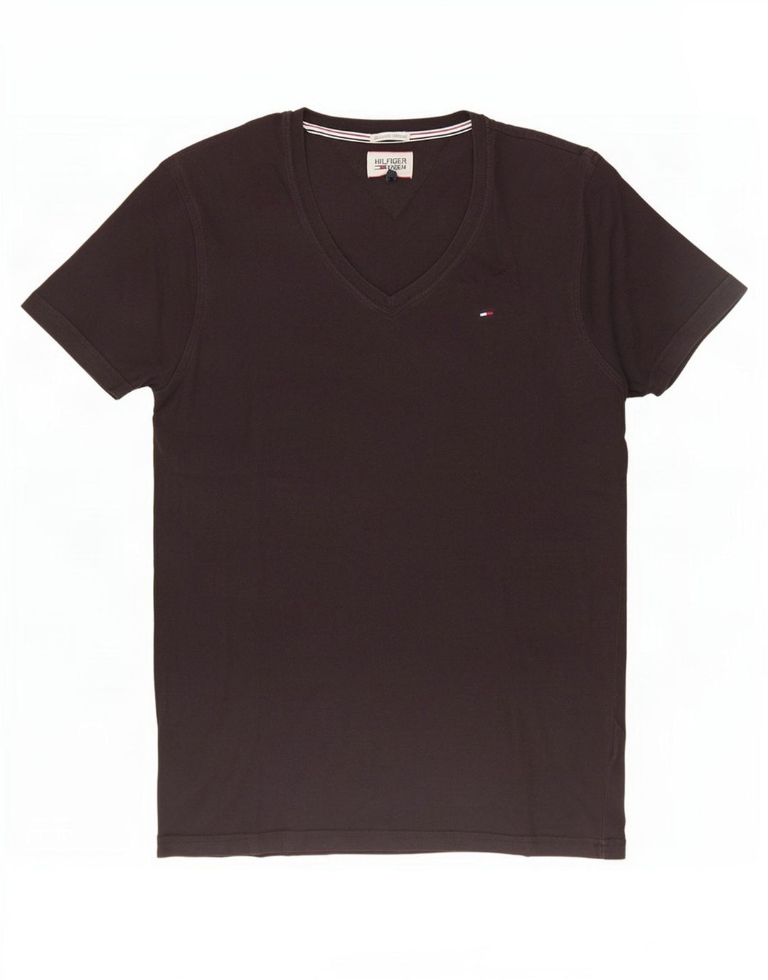 T-shirt męski Tommy Hilfiger Top, średnio czarny, bawełniany