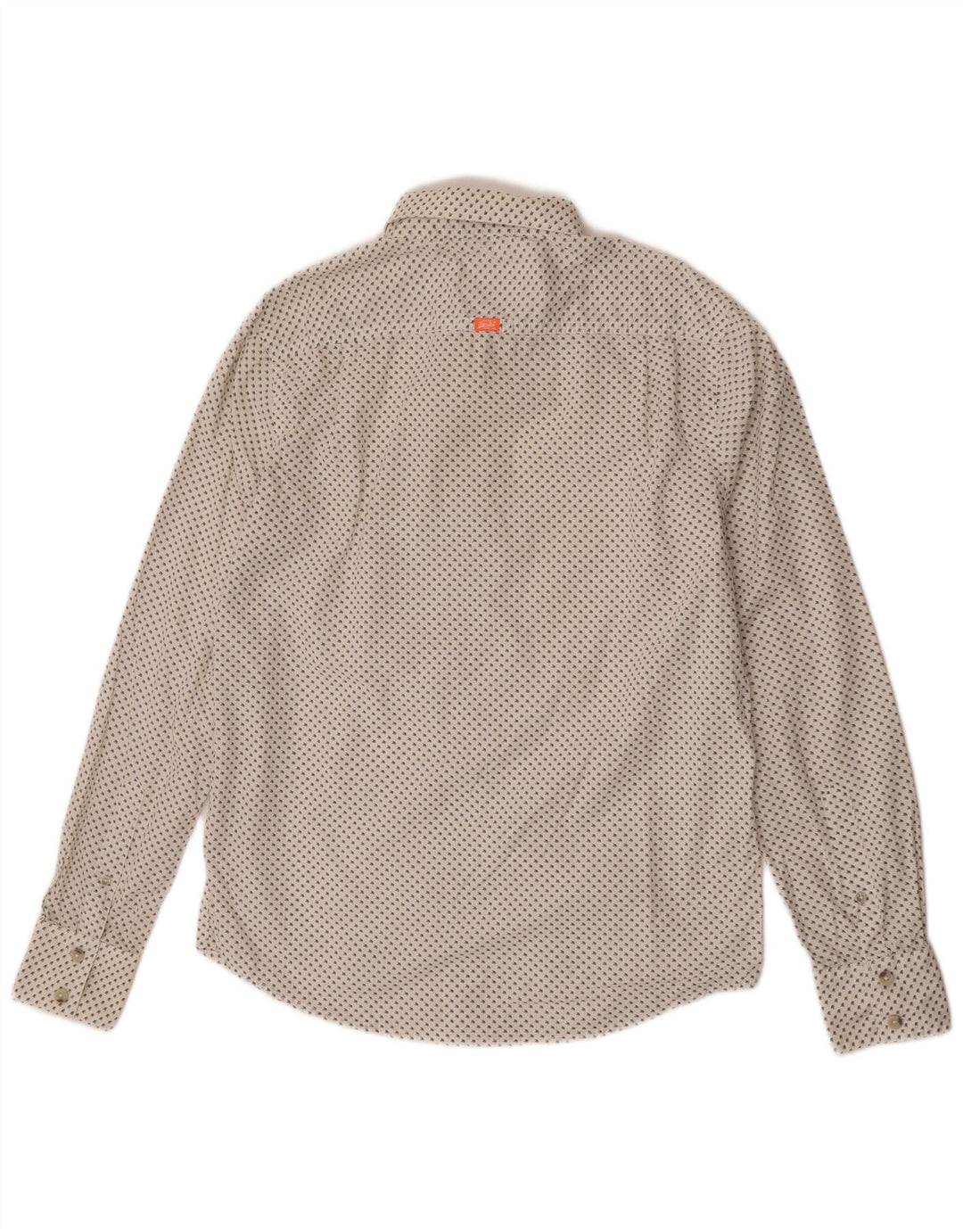 Męska koszula Superdry z kołnierzykiem, XL, biała w cętki