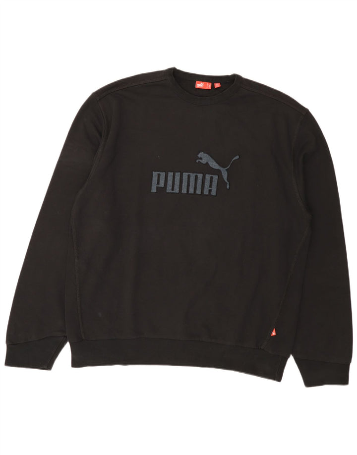 Męska bluza z grafiką Puma XL, czarna