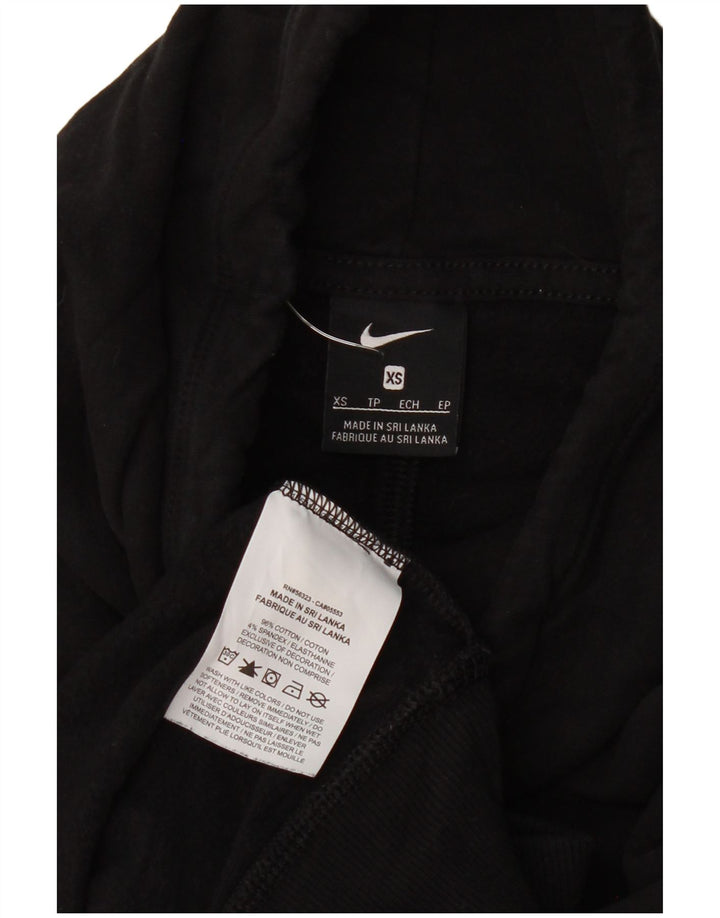 Damski sweter oversize Nike UK 6 XS, czarny, bawełniany