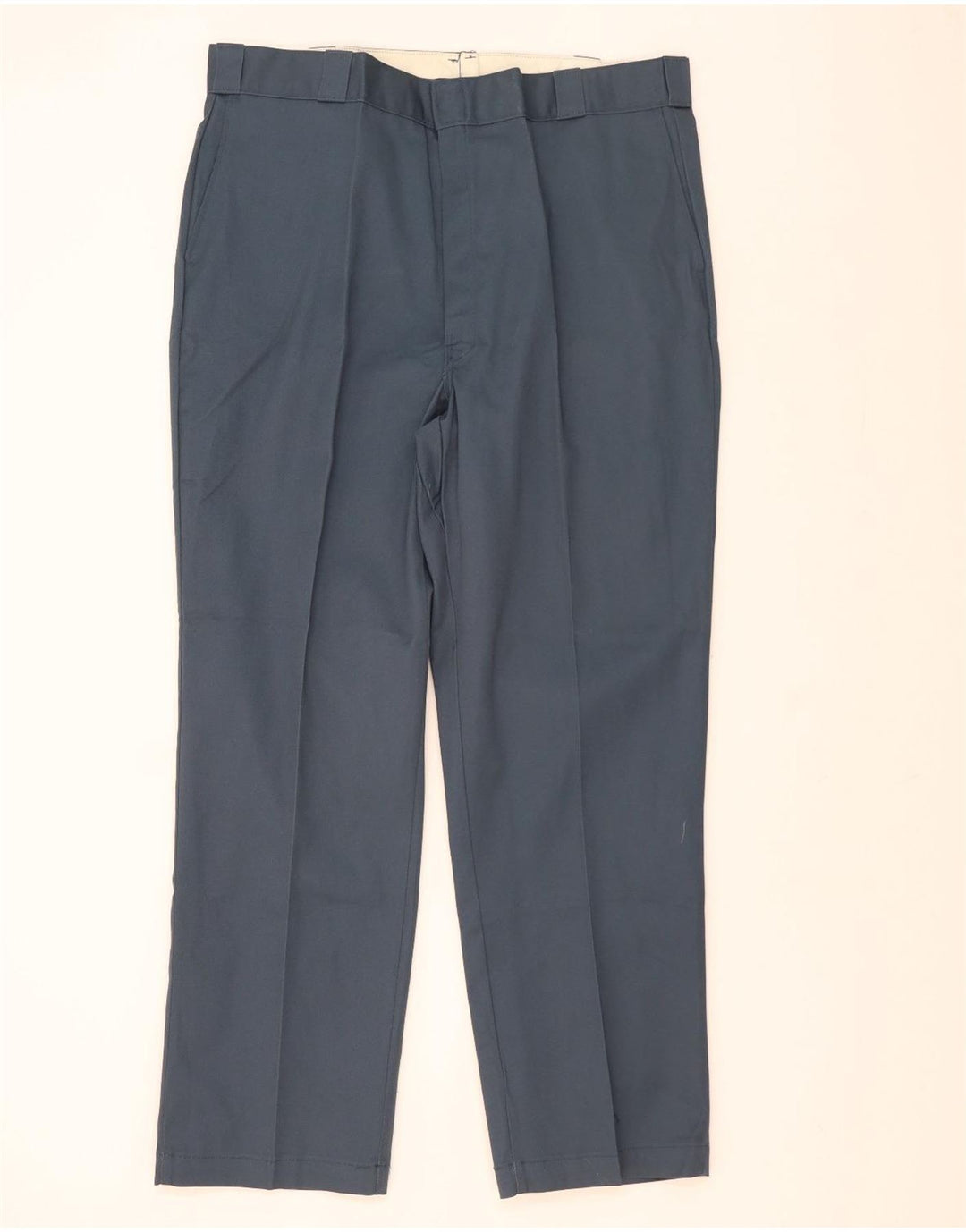 Męskie proste spodnie chino Dickies W42 L32 Niebieski poliester