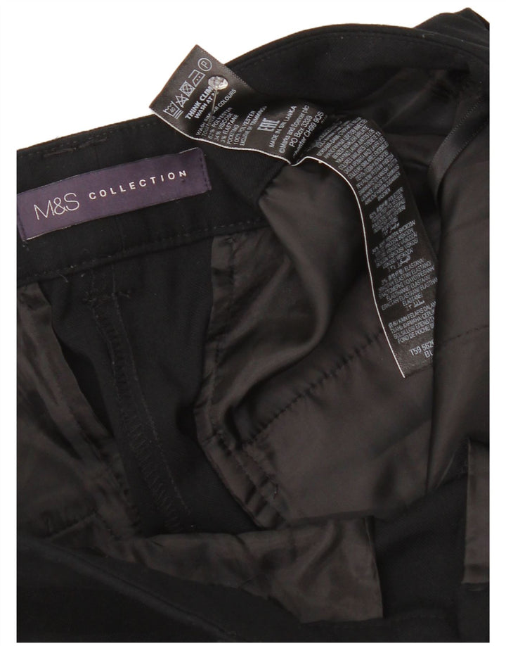 Damskie spodnie Chino Marks & Spencer UK 12 Medium W34 L29 Czarne