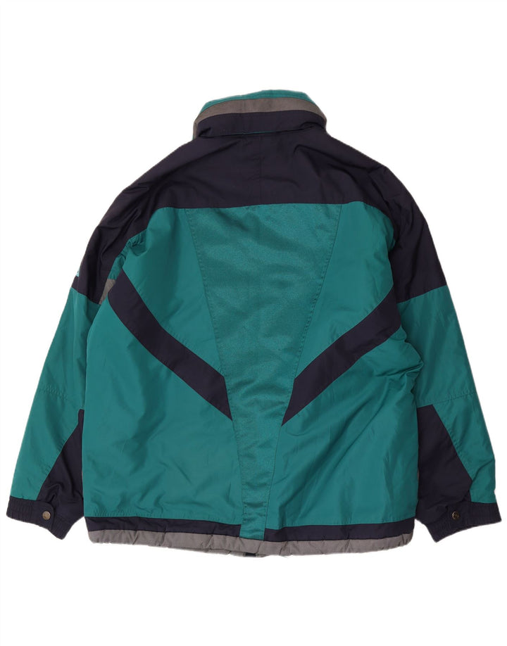 Męska kurtka narciarska Fila IT 56 3XL Niebieski poliester z blokami kolorów