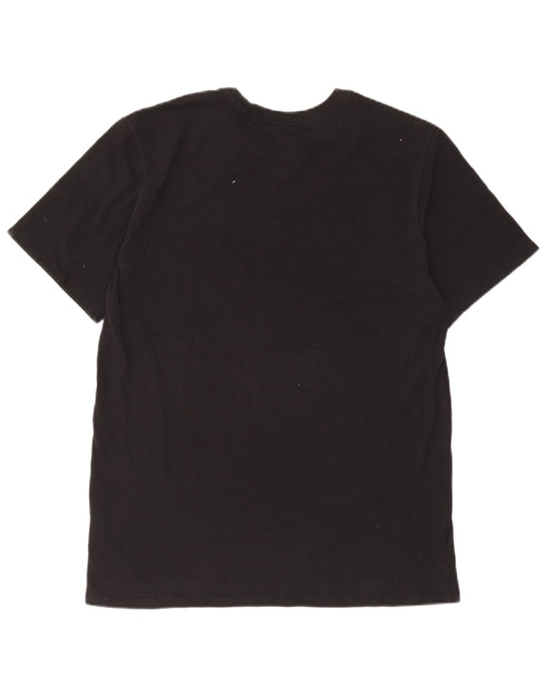 Męski T-shirt Nike Dri Fit z grafiką, góra XL, czarna, bawełniana