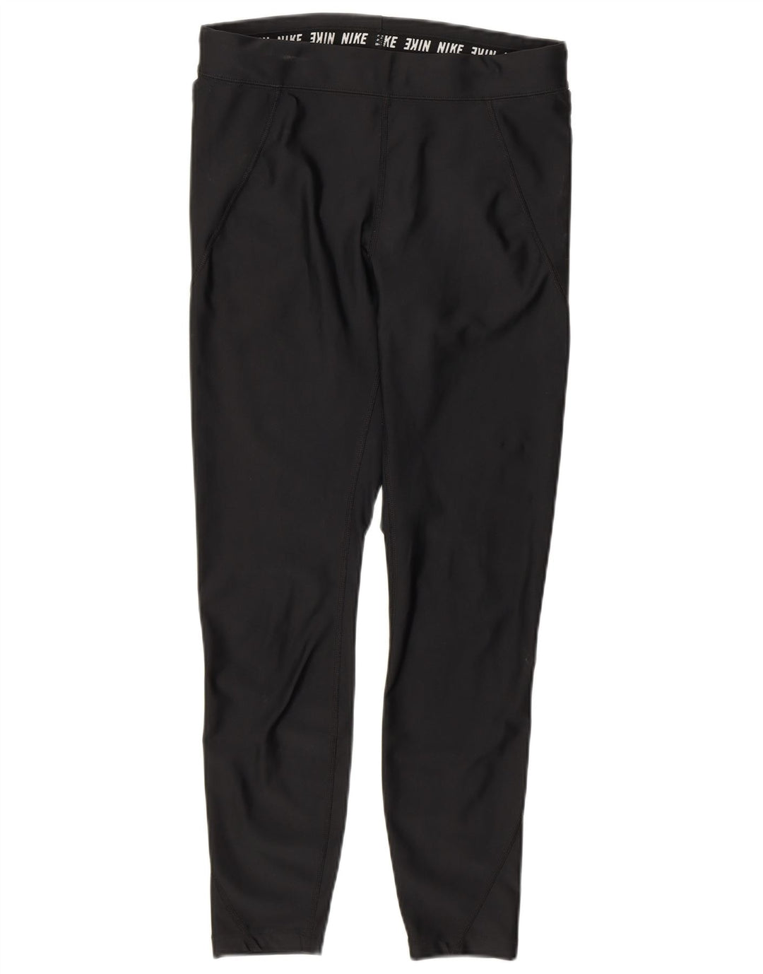 Damskie legginsy Nike Dri Fit UK 12, średni czarny poliester