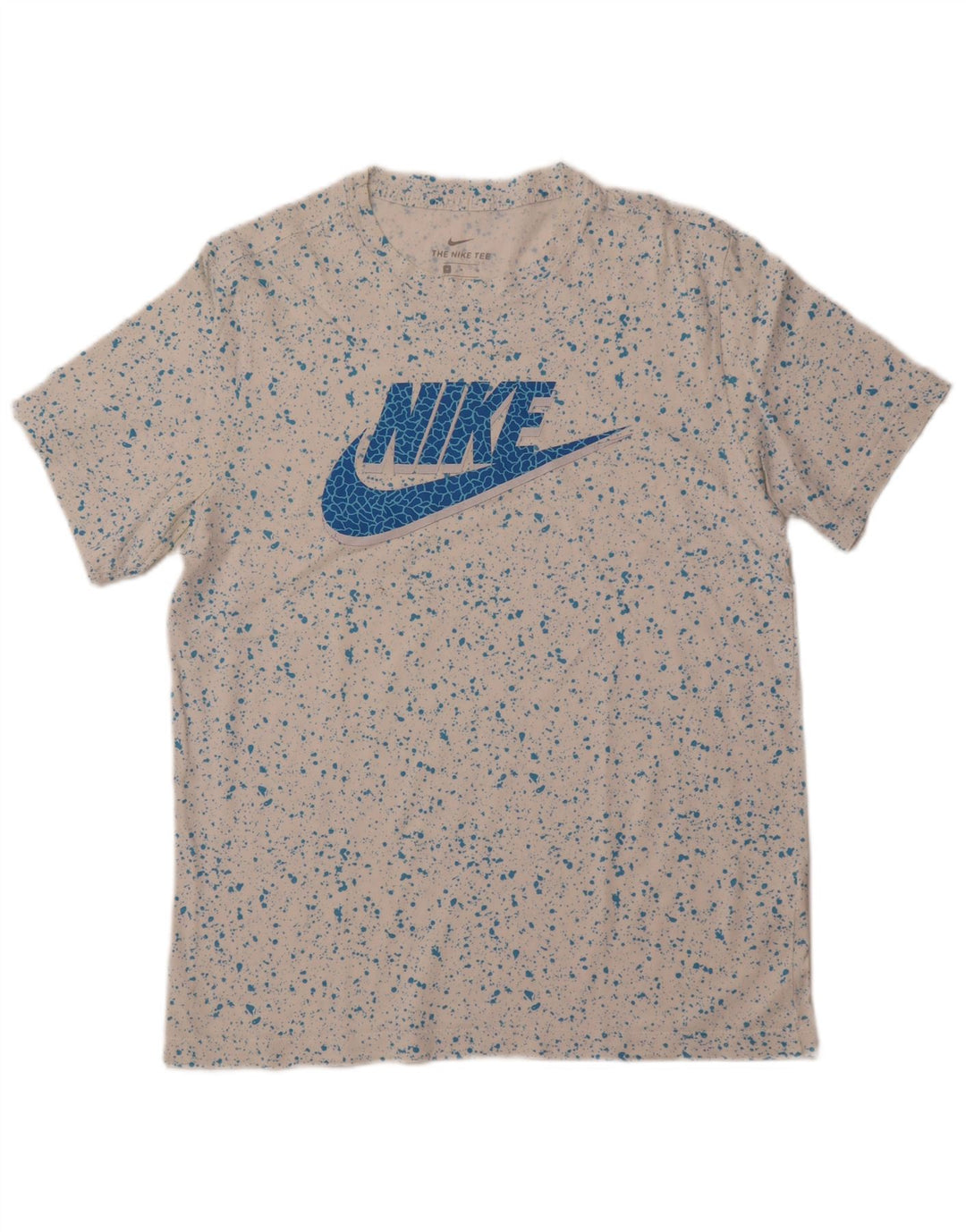 Męski T-shirt z grafiką NIKE Średniej wielkości bawełna w białe plamki