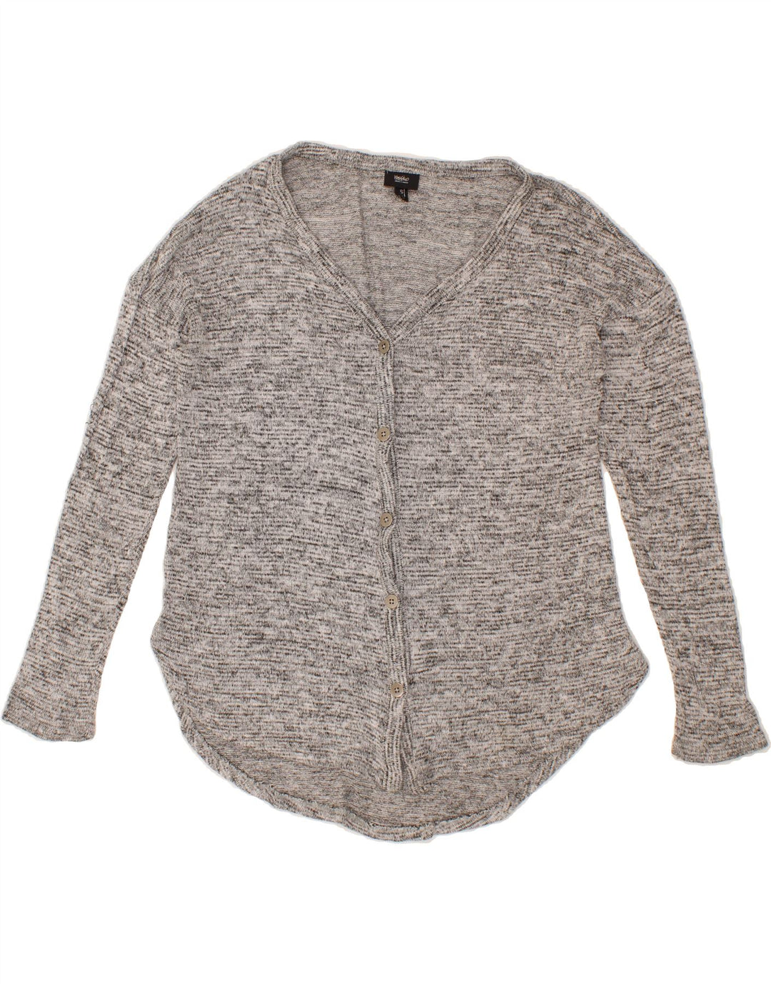 MOSSIMO Womens Longline Oversized Cardigan Sweater UK 10 Small Grey Vintage Mossimo and Second-Hand Mossimo from Messina Hembry 