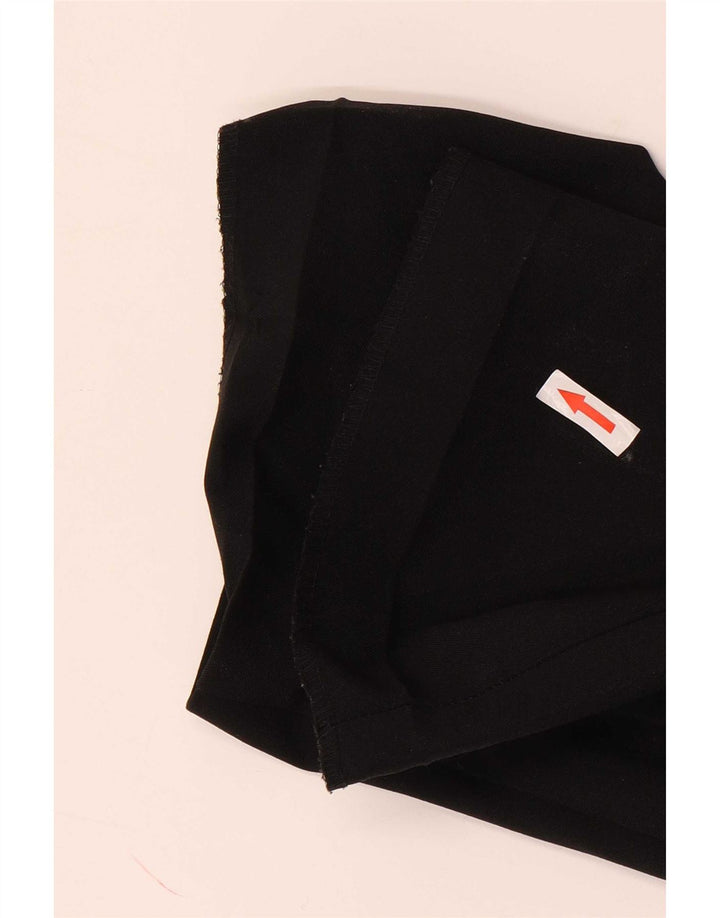 Męskie spodnie typu slim chino Marks & Spencer W38 L33, czarny poliester