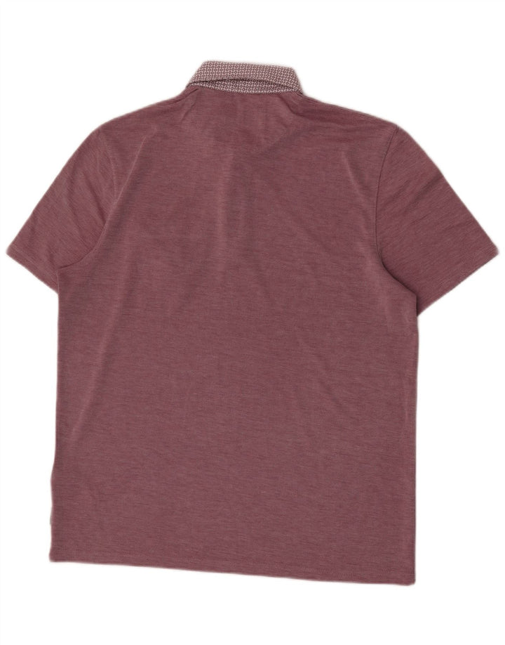 Męska koszulka polo Ted Baker, rozmiar 4, duża, różowa, modal