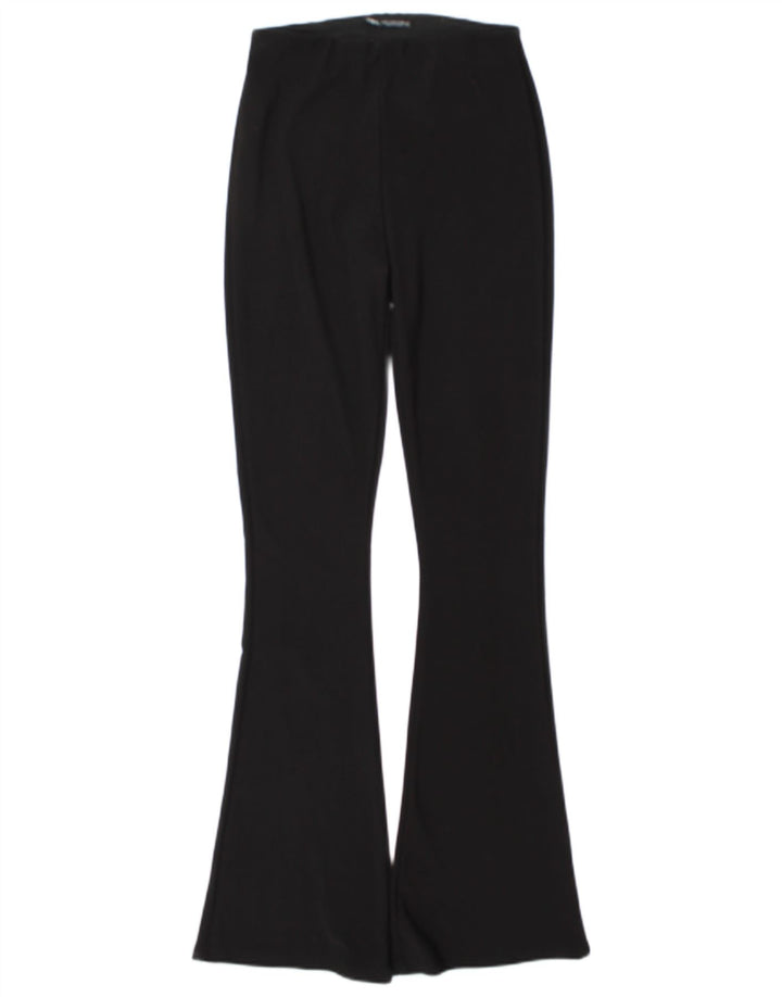 Damskie legginsy Zara Flare UK 14, średni czarny poliester