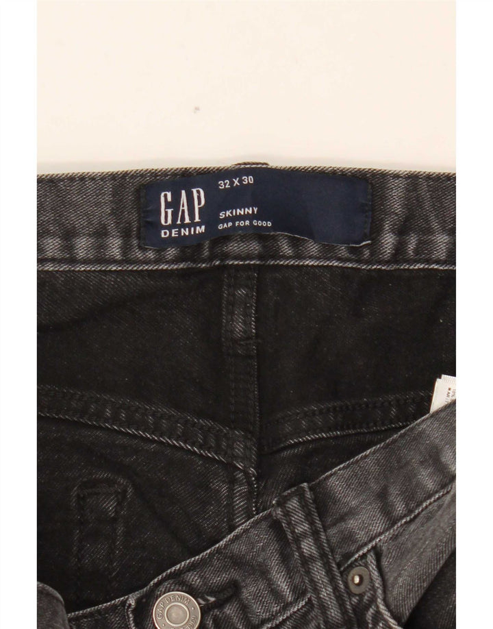 Damskie jeansy skinny Gap W32 L30 Czarne bawełniane